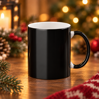 "ANOTHER YEAR. ABSOLUTE FUCKING CHAOS" Heat Reveal Roast Mug (Personalized)
