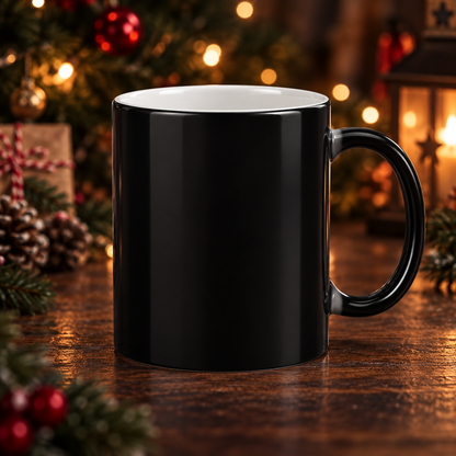 "Ho Ho Fucking Ho" Color-Changing Christmas Mug (Personalized)