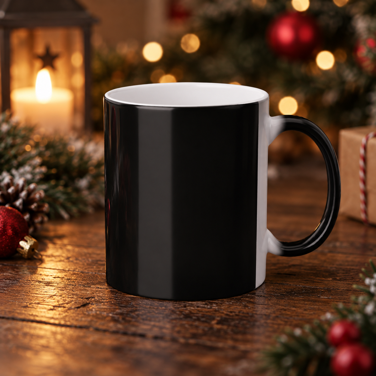 "Festive As Fuck. Dumb As Hell." Color-Morphing Photo Mug (11oz)