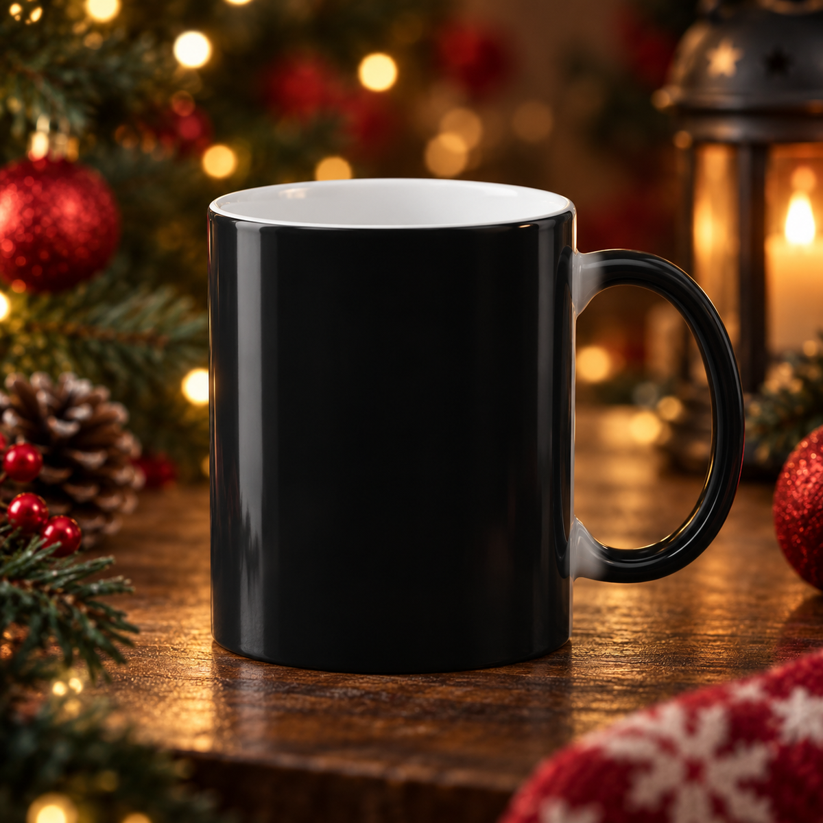 "Merry Christmas, My Favorite Fucking Asshole" Heat Reveal Roast Mug (Personalized)